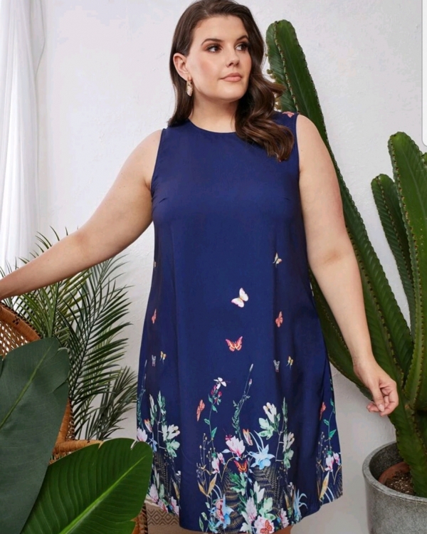 Butterfly & Floral Dress