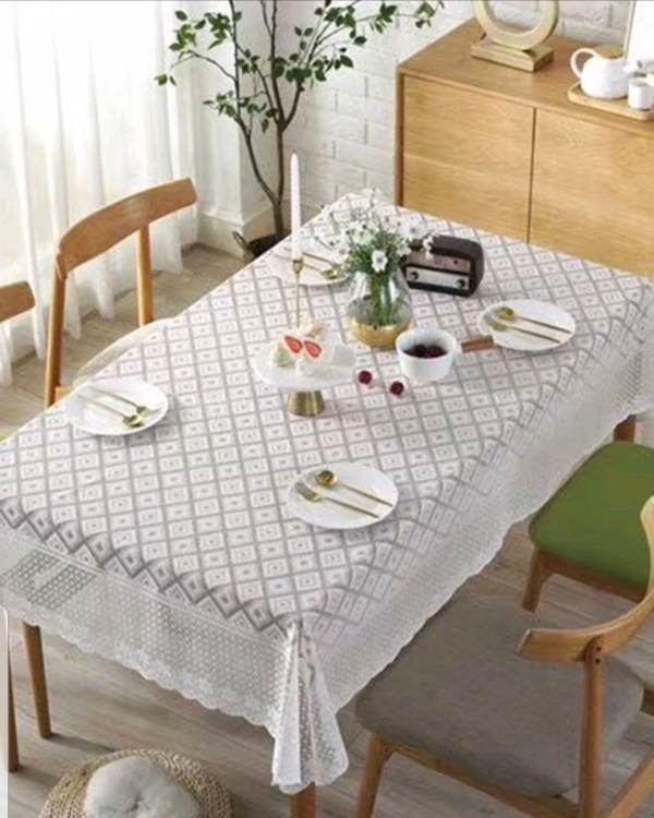 Geometric design lace table Cloth