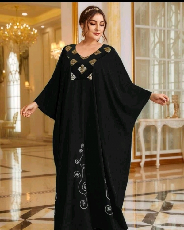 Batwing sleeve Kaftan dress