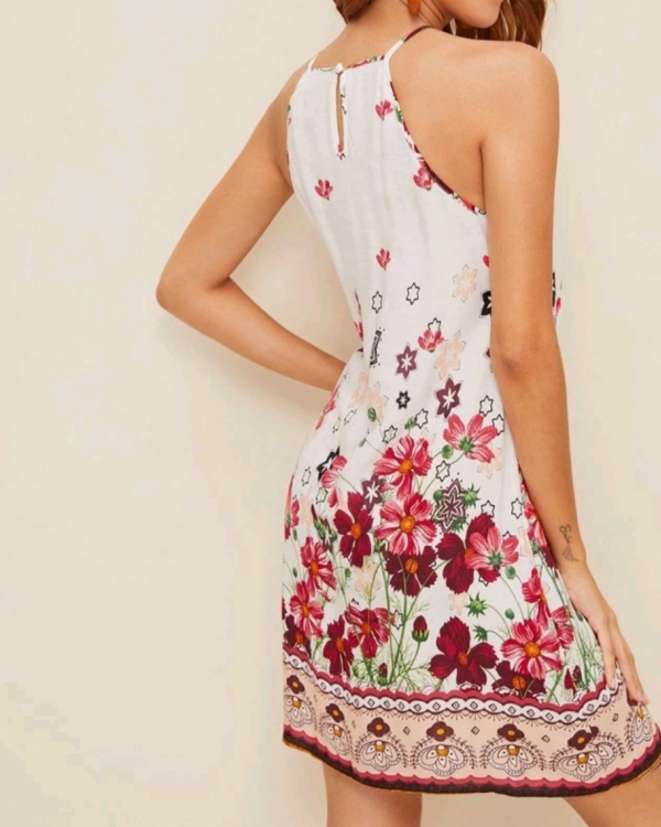 Floral Print Cami dress. One unit left in stocks.